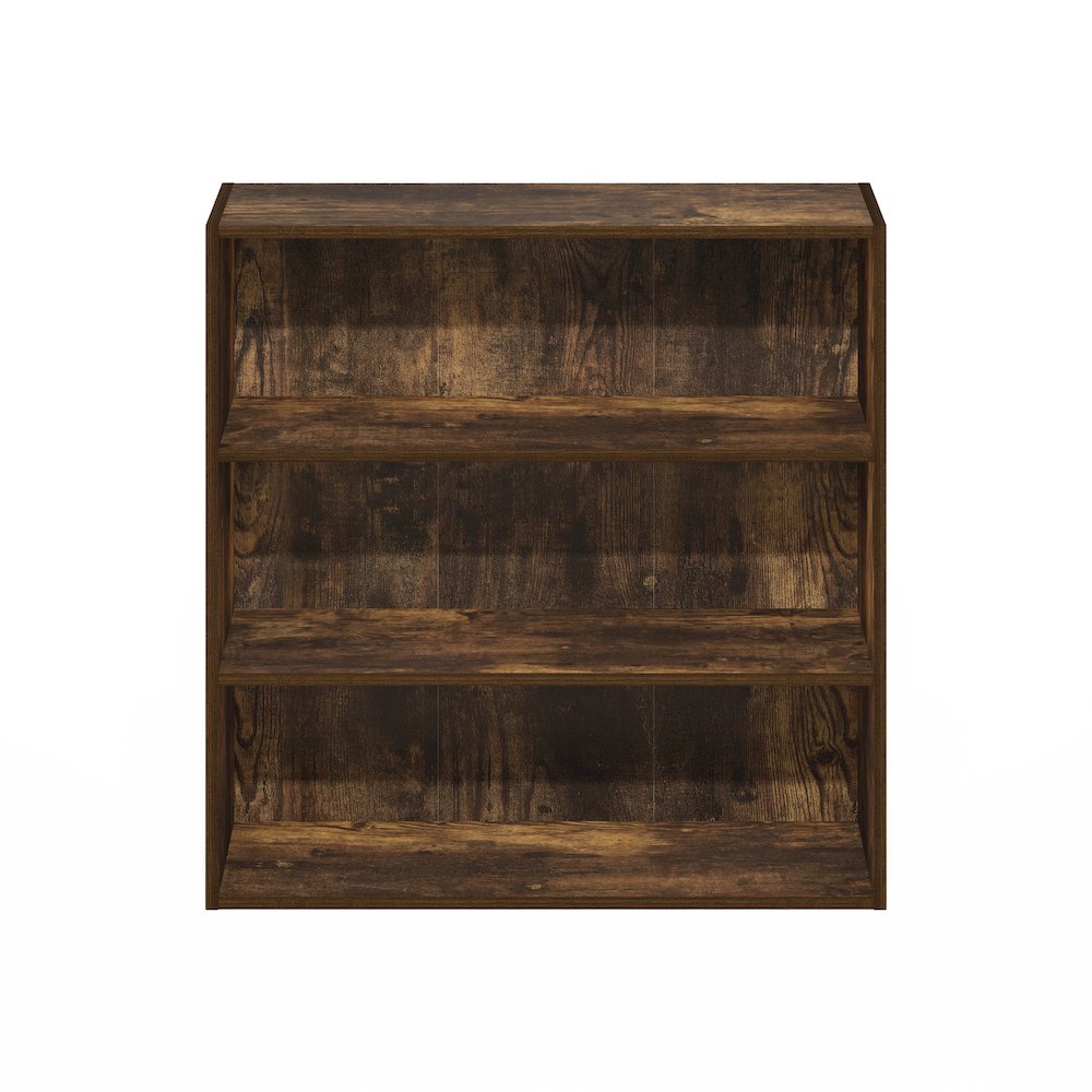 Pasir 3-Tier Open Shelf Bookcase, Bookshelf, 31.5 Inch Wide, Amber Pine. Picture 4