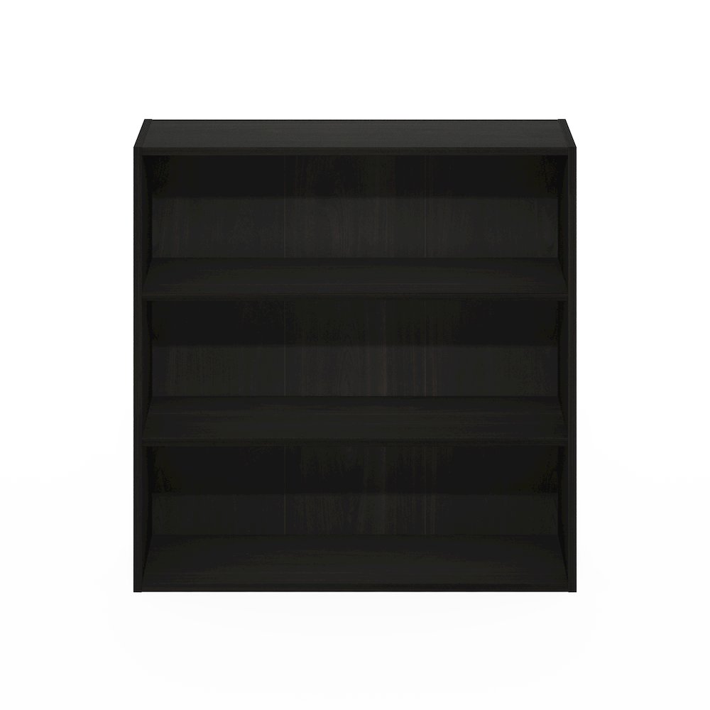 Pasir 3-Tier Open Shelf Bookcase, Bookshelf, 31.5 Inch Wide, Espresso. Picture 4
