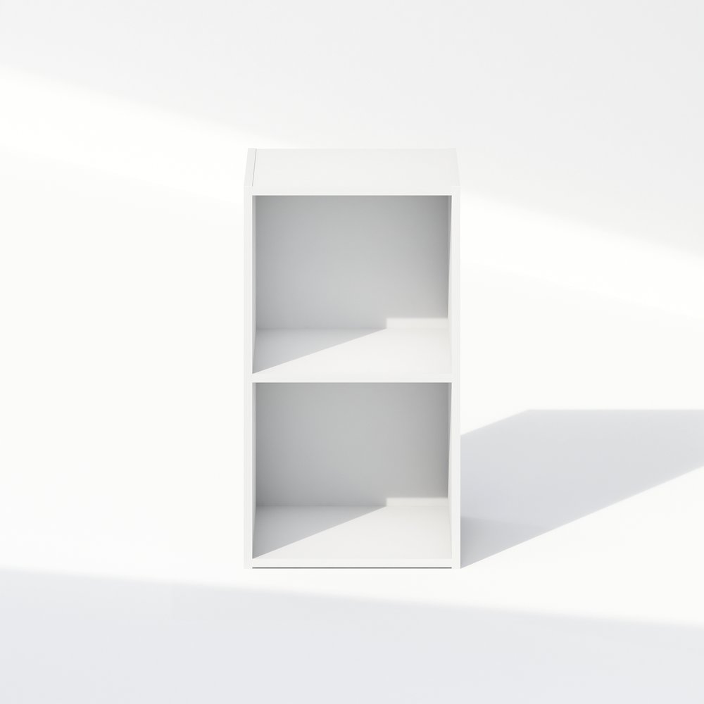 Reed 2-Tier Open Shelf Multipurpose Closet & Clothing Storage, Storage Organizer. Picture 3