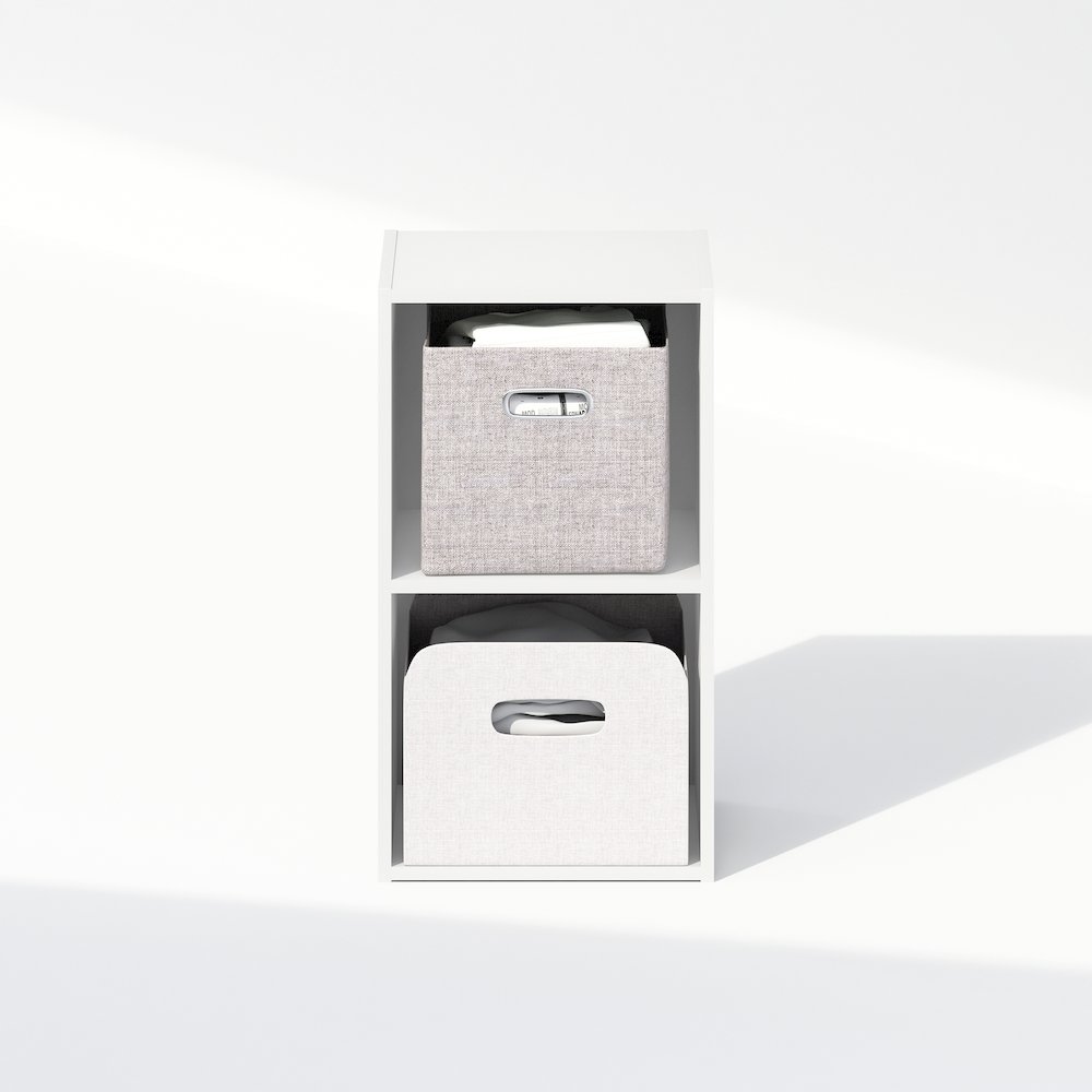 Reed 2-Tier Open Shelf Multipurpose Closet & Clothing Storage, Storage Organizer. Picture 5