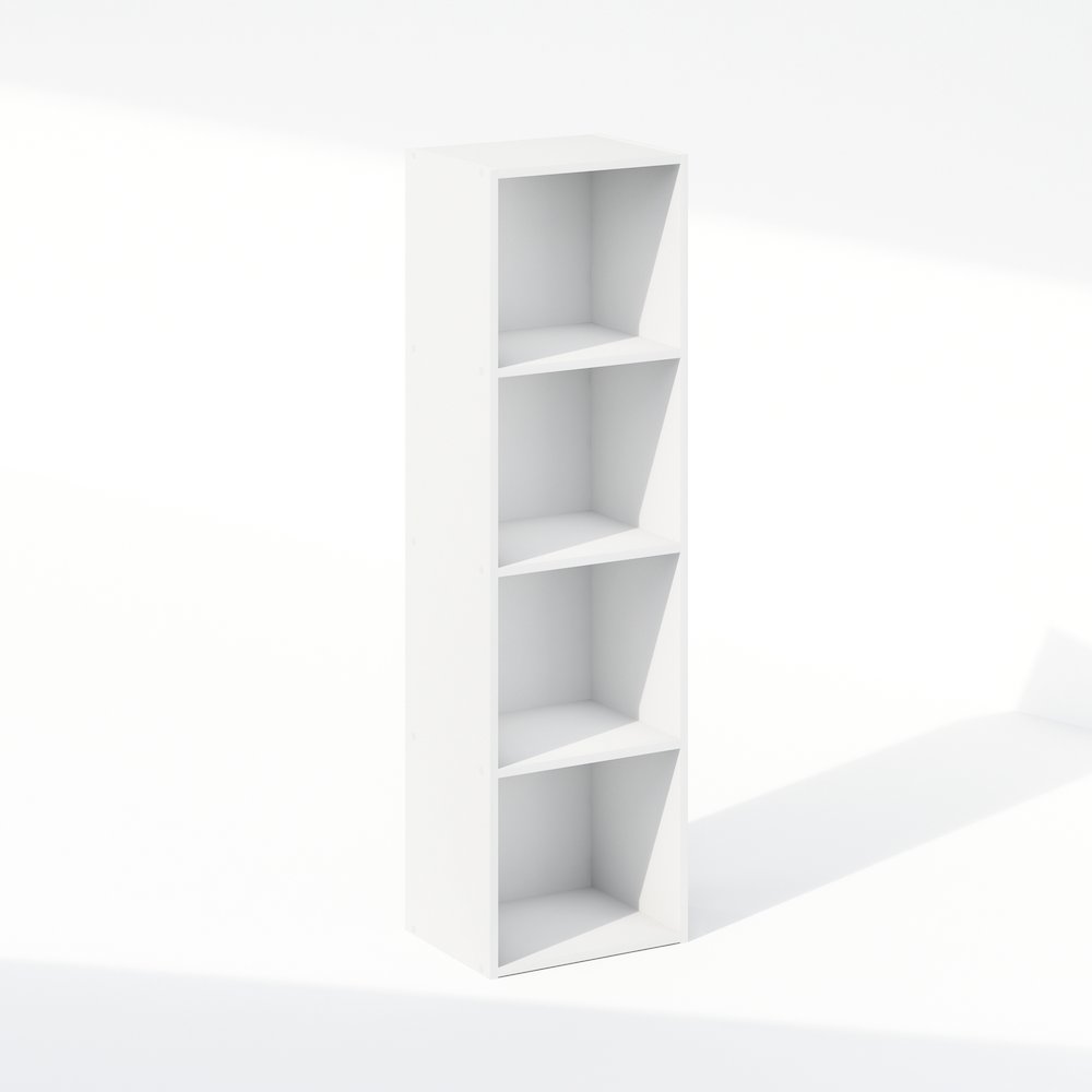 Reed 4-Tier Open Shelf Multipurpose Closet & Clothing Storage, Storage Organizer. Picture 1