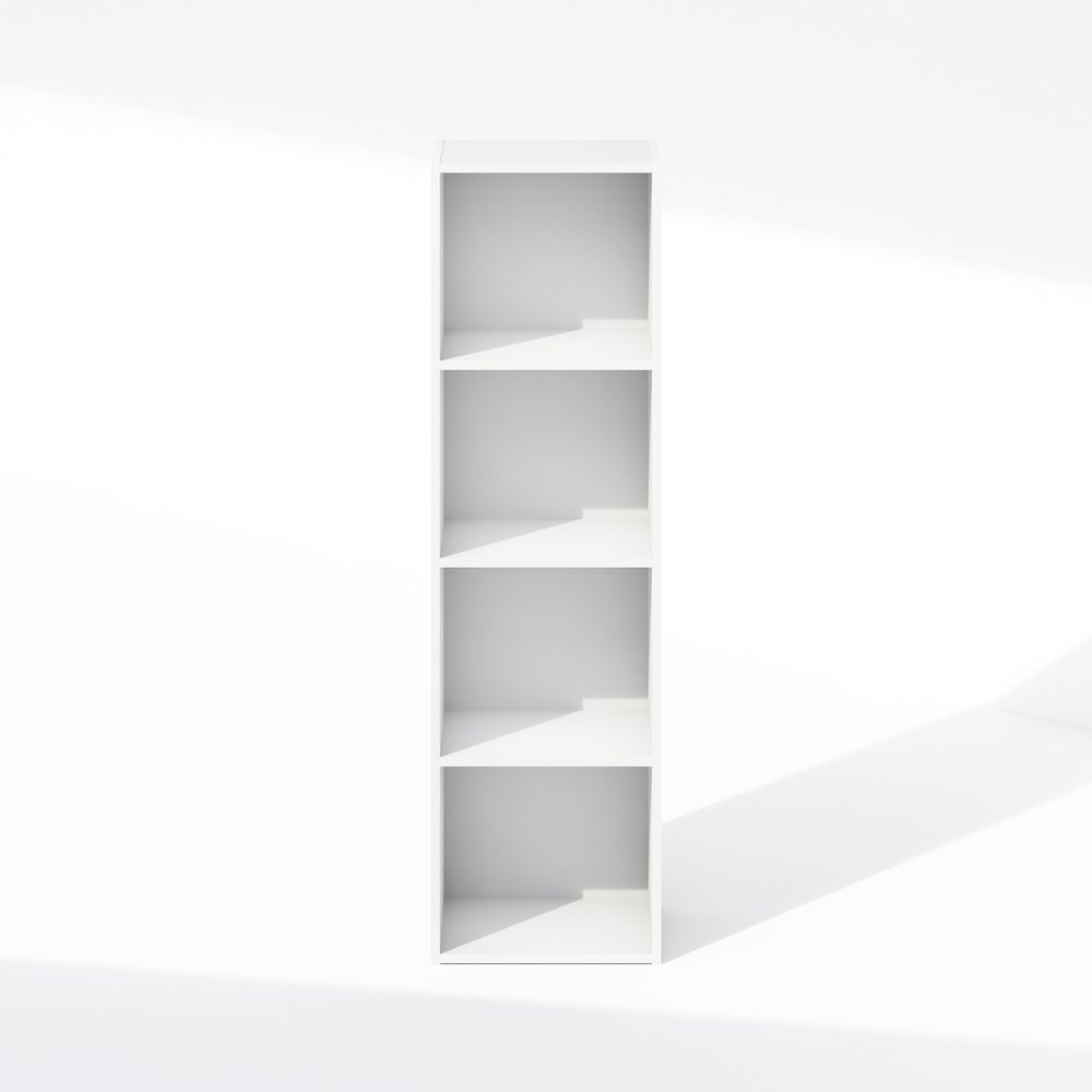 Reed 4-Tier Open Shelf Multipurpose Closet & Clothing Storage, Storage Organizer. Picture 3