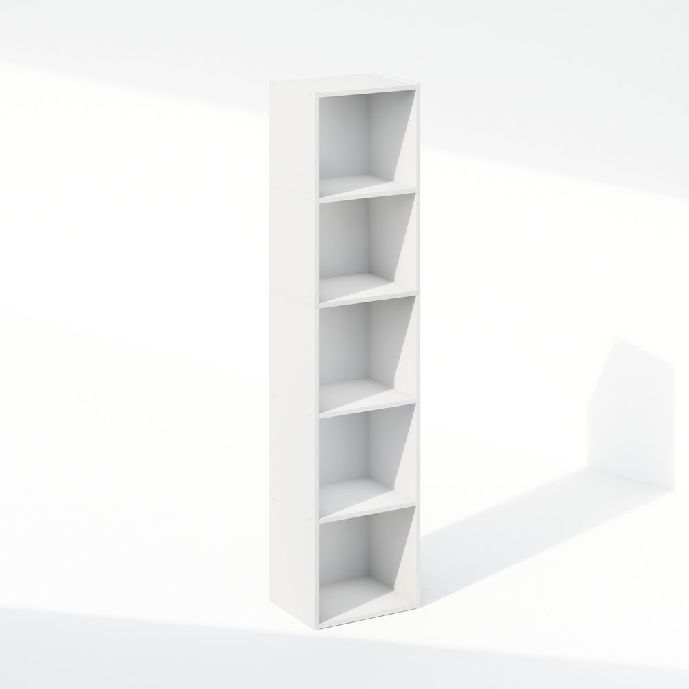 Reed 5-Tier Open Shelf Multipurpose Closet & Clothing Storage, Storage Organizer. Picture 1