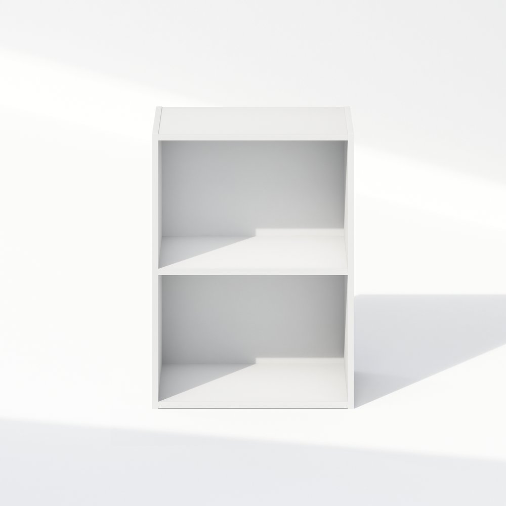 Reed 2-Tier Open Shelf Multipurpose Closet & Clothing Storage, Storage Organizer. Picture 3