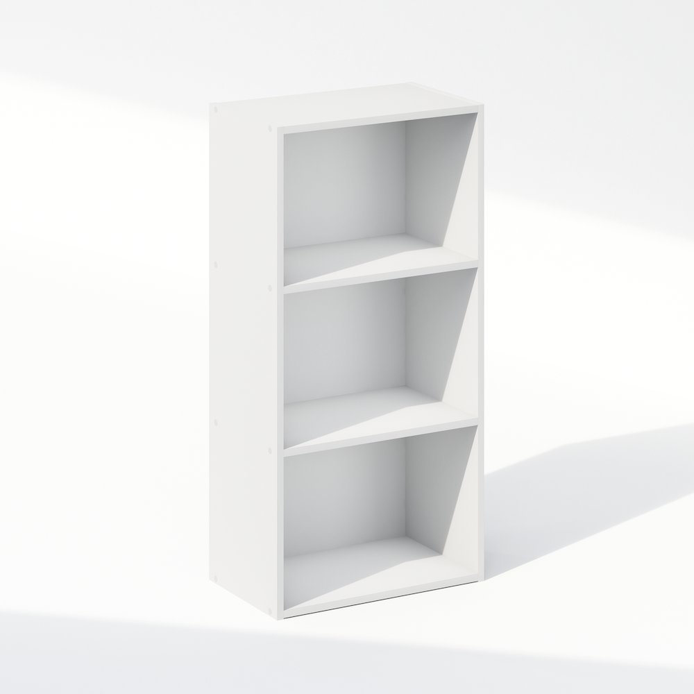 Reed 3-Tier Open Shelf Multipurpose Closet & Clothing Storage, Storage Organizer. Picture 1