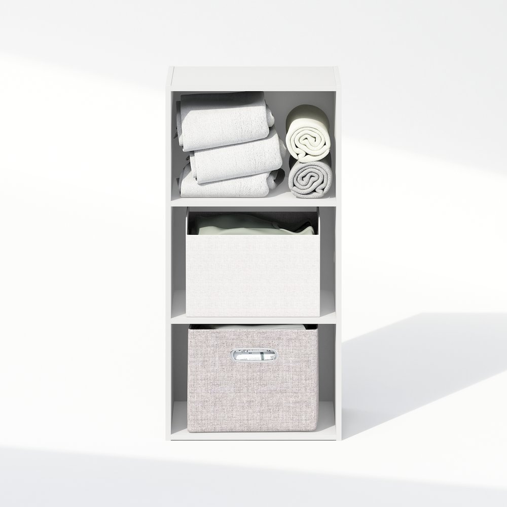 Reed 3-Tier Open Shelf Multipurpose Closet & Clothing Storage, Storage Organizer. Picture 5