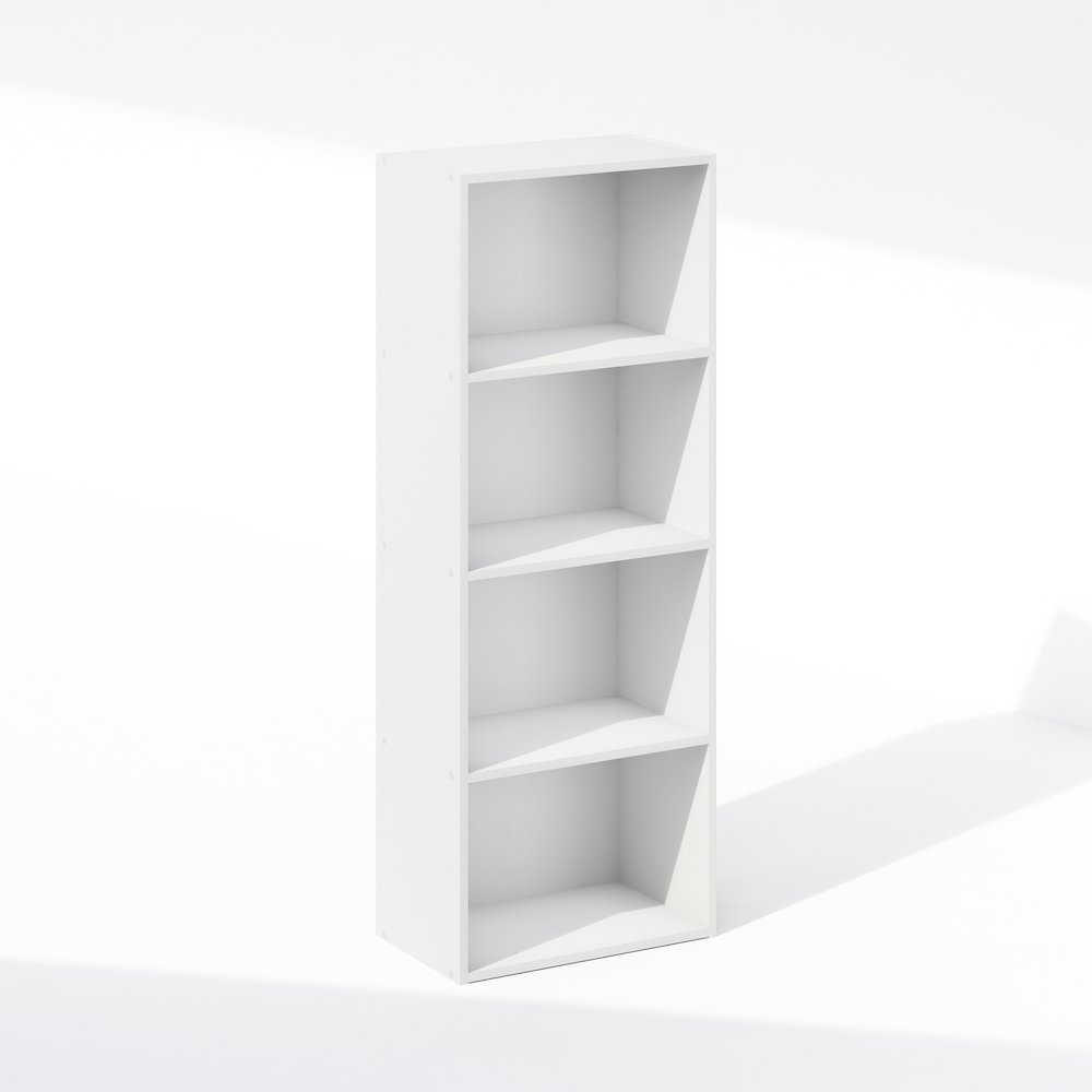Reed 4-Tier Open Shelf Multipurpose Closet & Clothing Storage, Storage Organizer. Picture 1