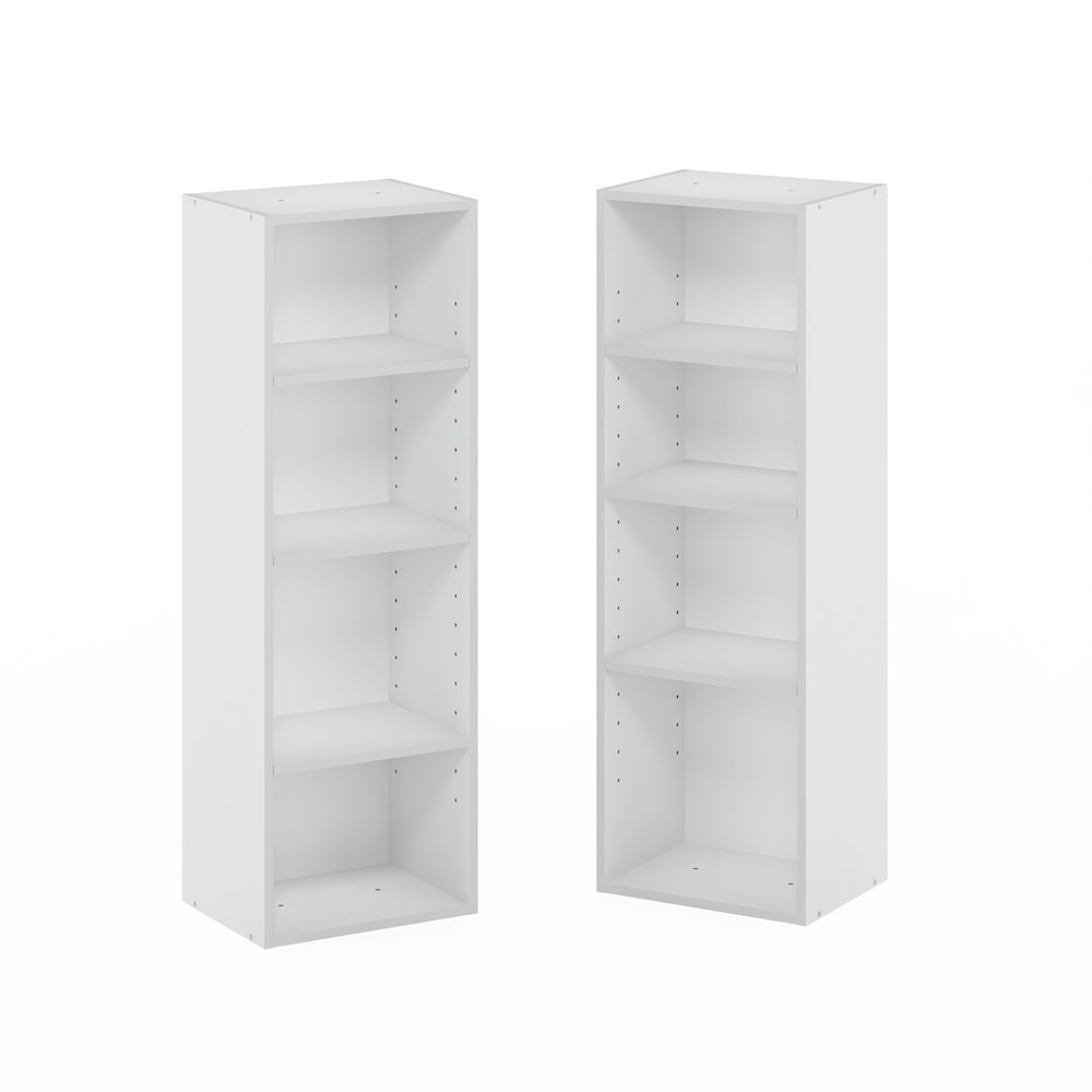 Pasir 8-Tier Open Shelf Bookcase, White. Picture 7