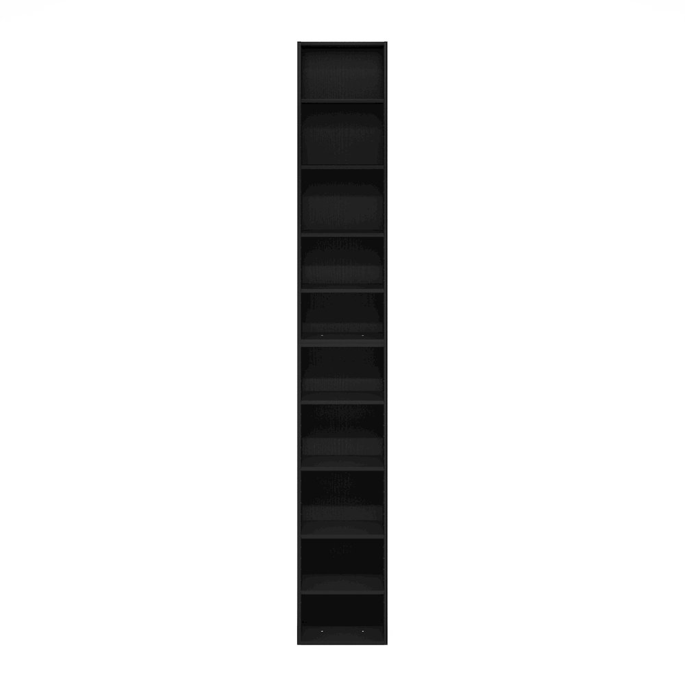 Pasir 10-Tier Open Shelf Bookcase, Blackwood. Picture 4