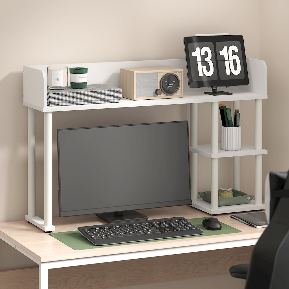Classic Desktop Bookshelf Storage Hutch, Desk Organizer. Picture 2