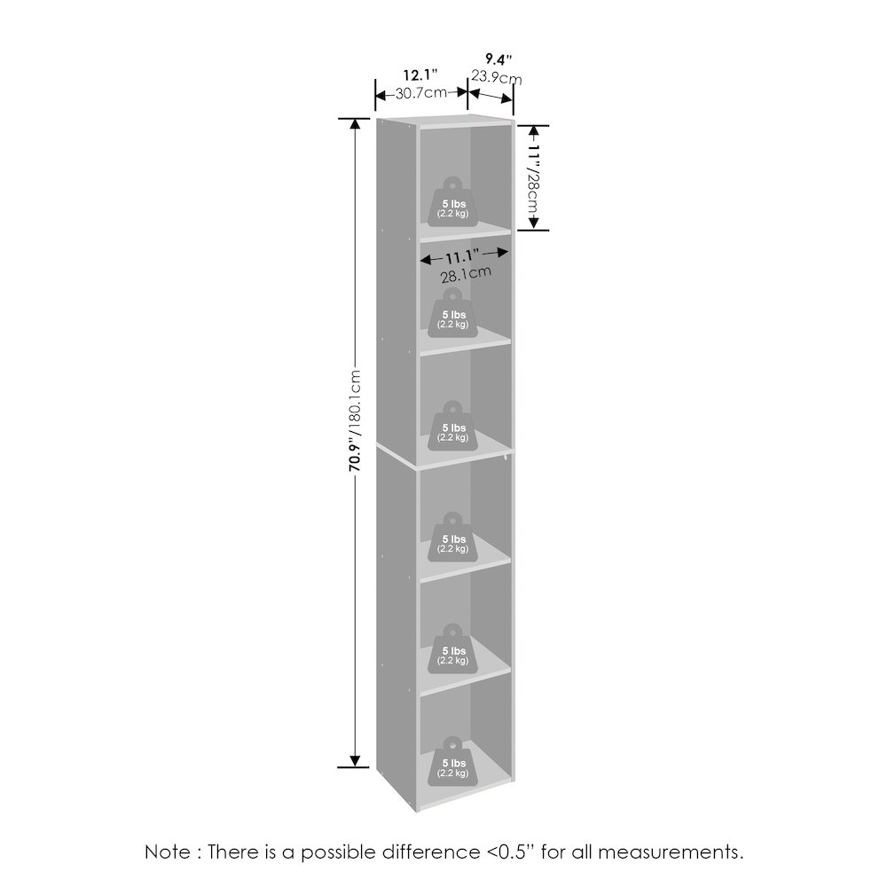 6-Tier Closet Organizers and Storage, Closet Organizer,Open Shelf Closet Storage. Picture 4