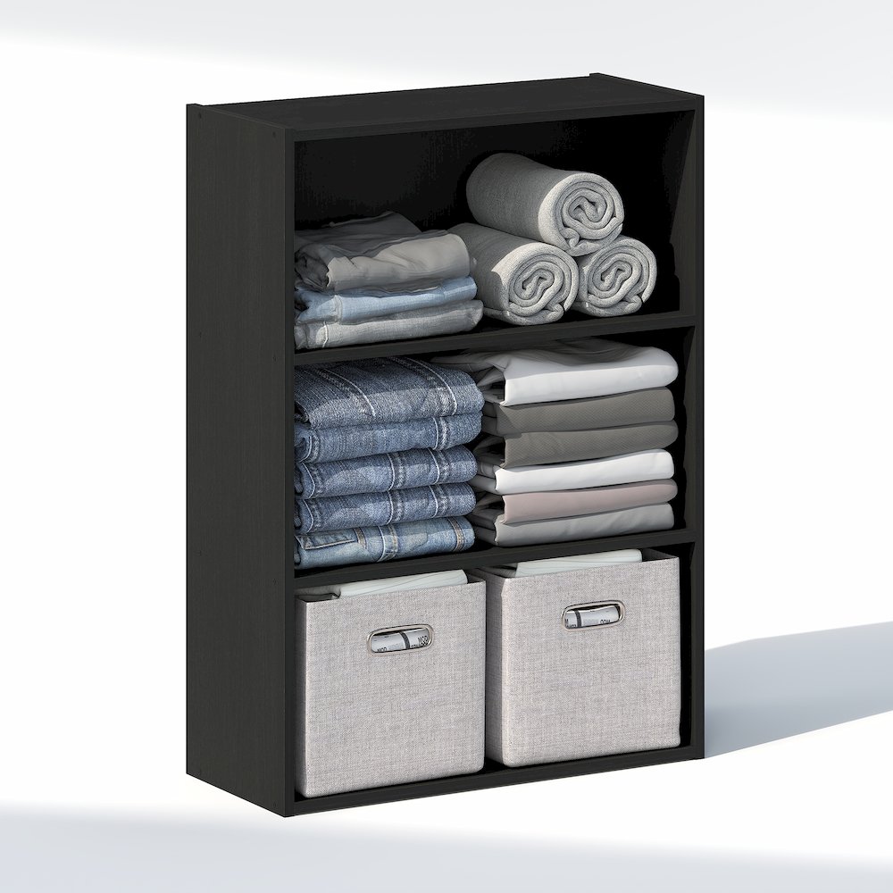 3-Tier Closet Organizer, Open Shelf Closet Storage. Picture 2