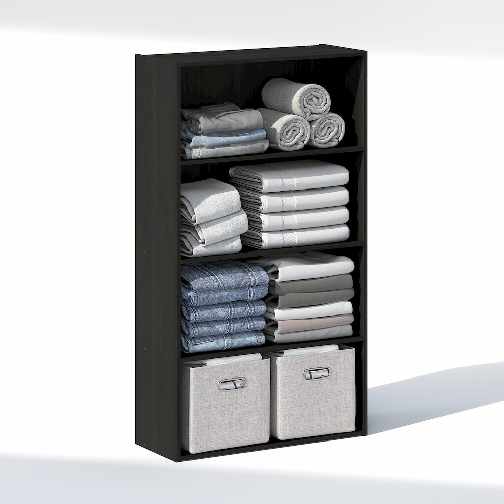 4-Tier Closet Organizer, Open Shelf Closet Storage. Picture 2