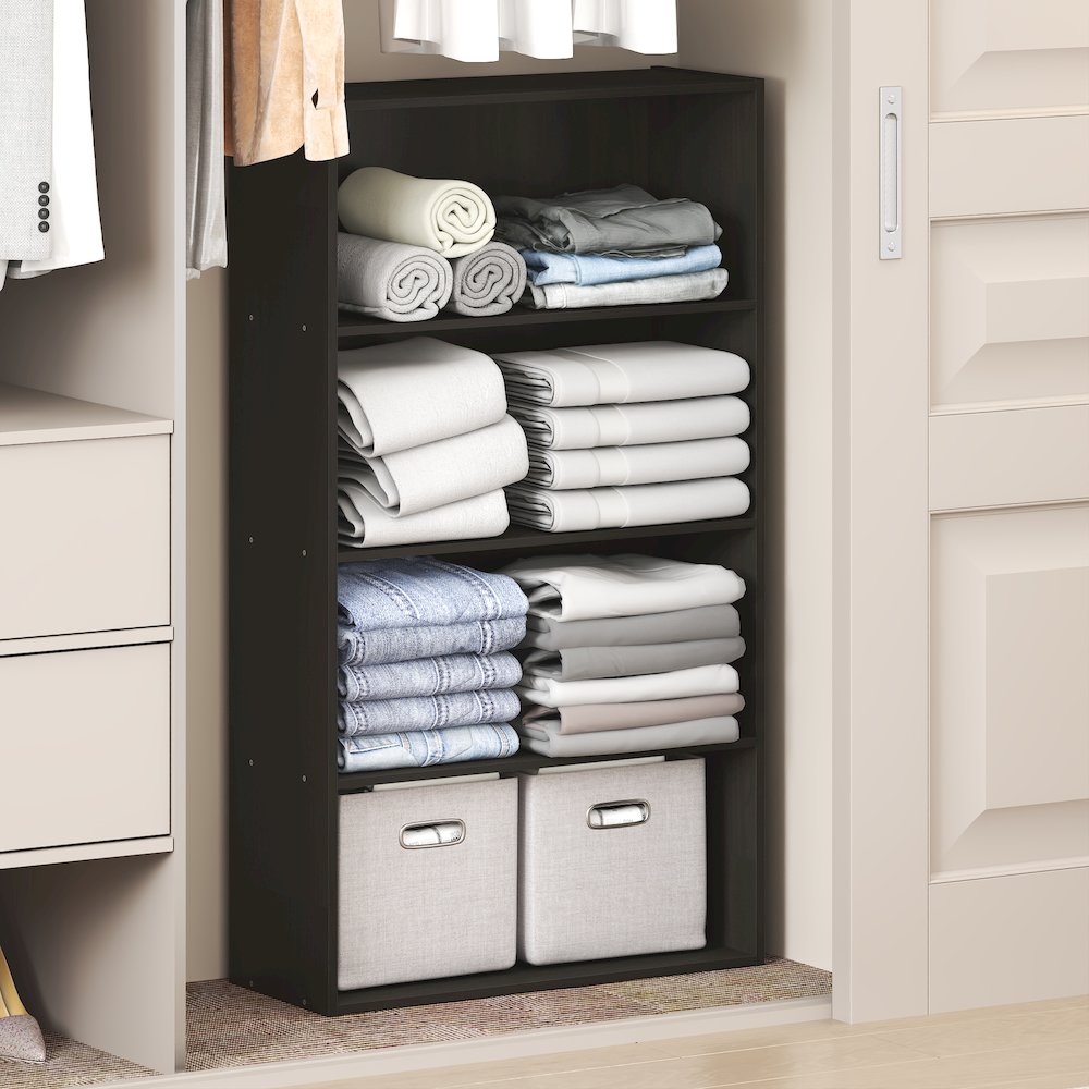 4-Tier Closet Organizer, Open Shelf Closet Storage. Picture 3