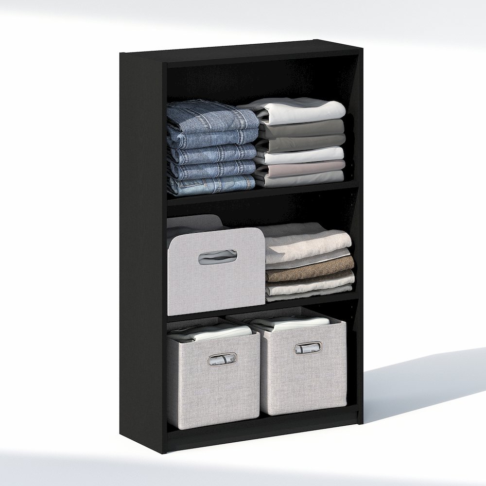 3-Tier Closet Organizer, Open Shelf Closet Storage. Picture 2