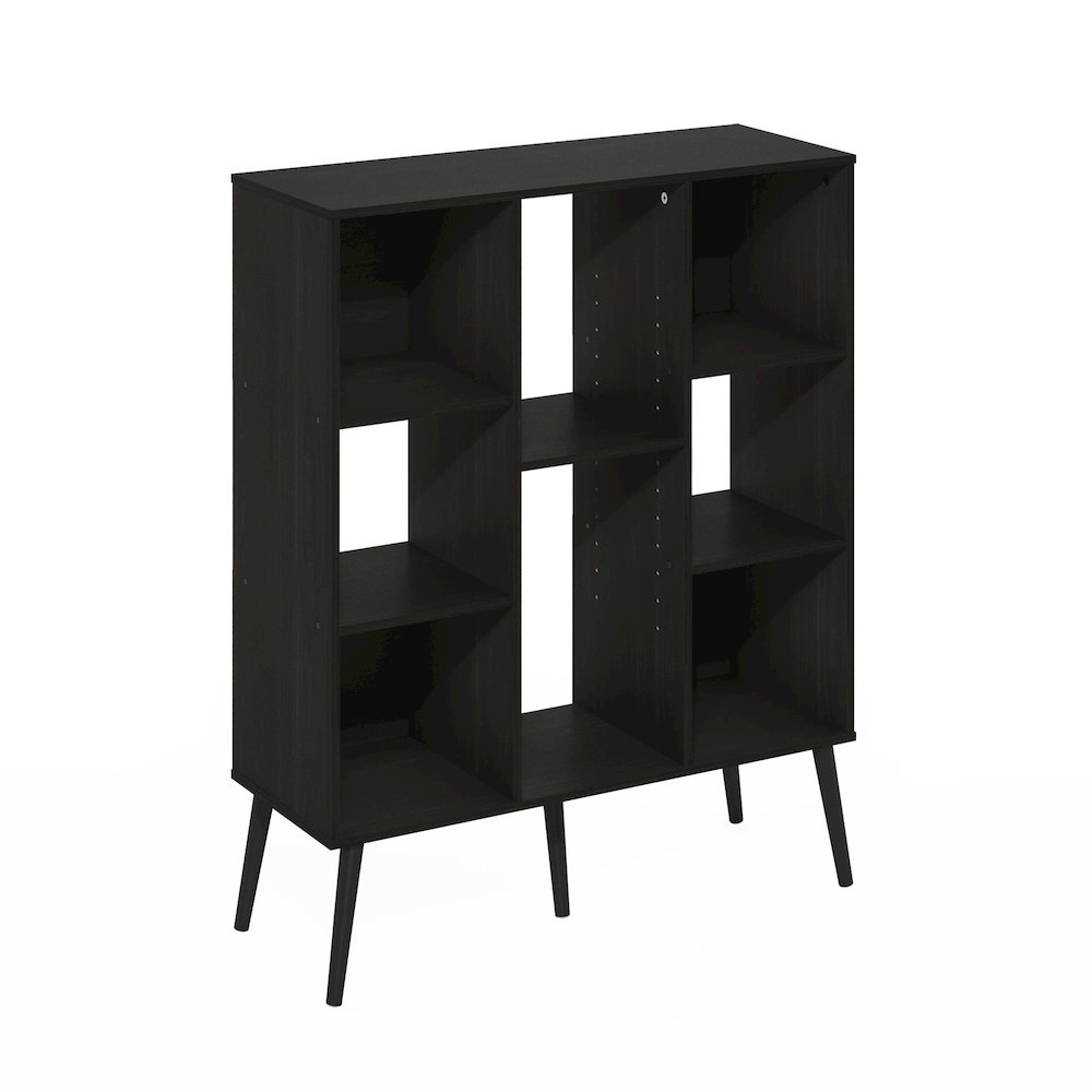 Claude Mid Century Style 8-Cube Bookcase, Bookshelf, Storage Organizer. Picture 1