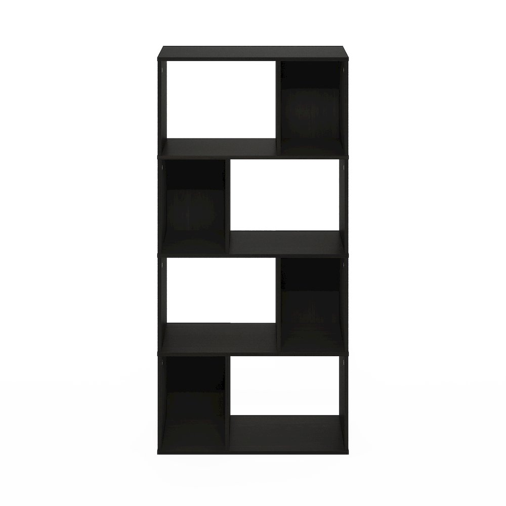 Daly 8-Cube Irregular Cubes Bookcase, Bookshelf, Storage Organizer, Espresso. Picture 4