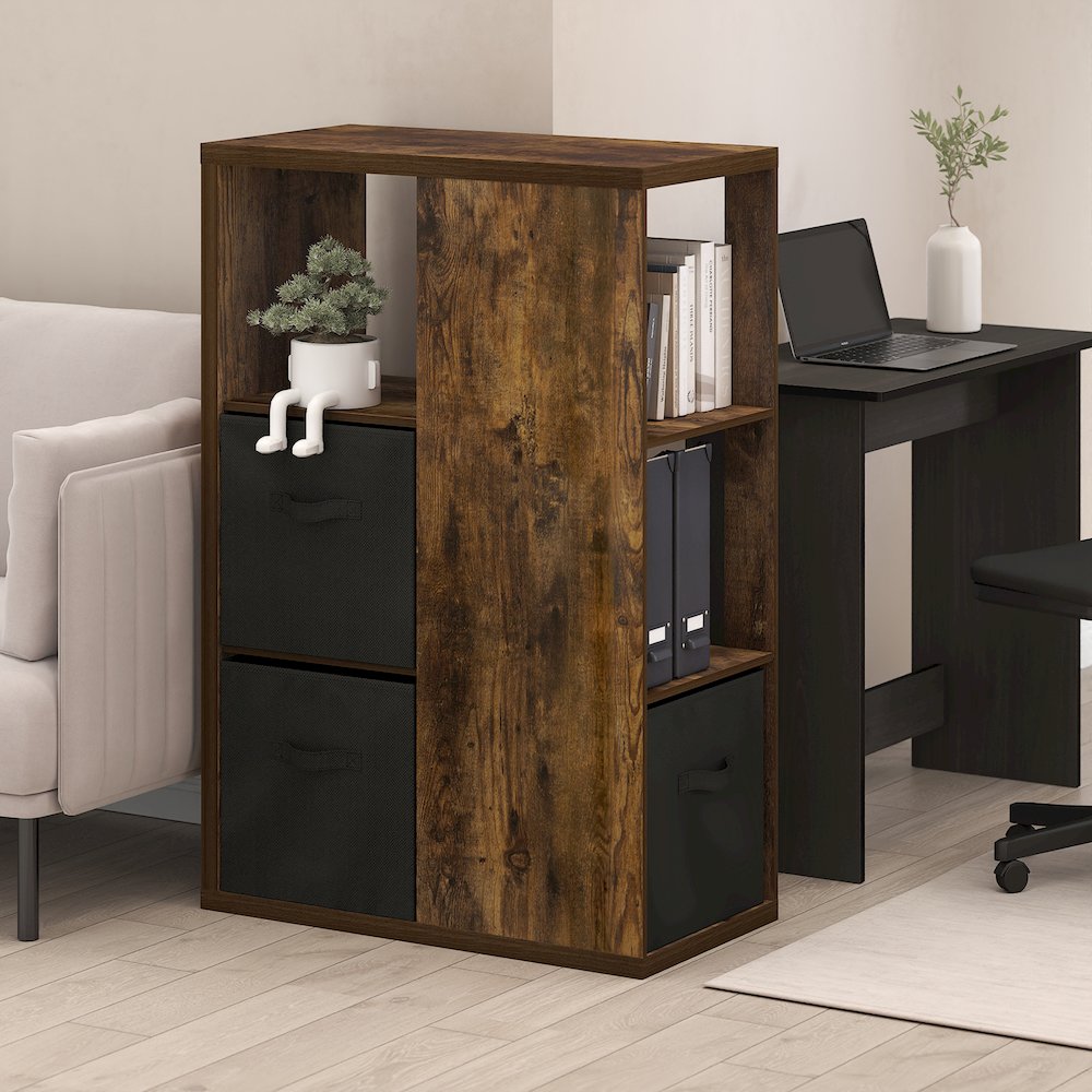 Viola 3-Tier Open Shelf Bookcase, Bookshelf, Storage Organizer,. Picture 2