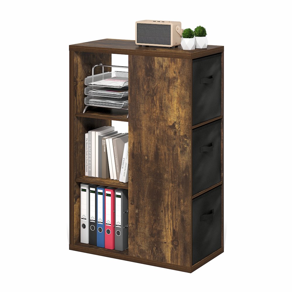 Viola 3-Tier Open Shelf Bookcase, Bookshelf, Storage Organizer,. Picture 5