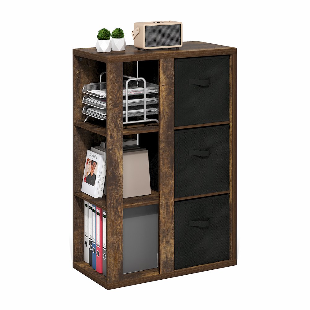 Viola 3-Tier Open Shelf Bookcase, Bookshelf, Storage Organizer,. Picture 6