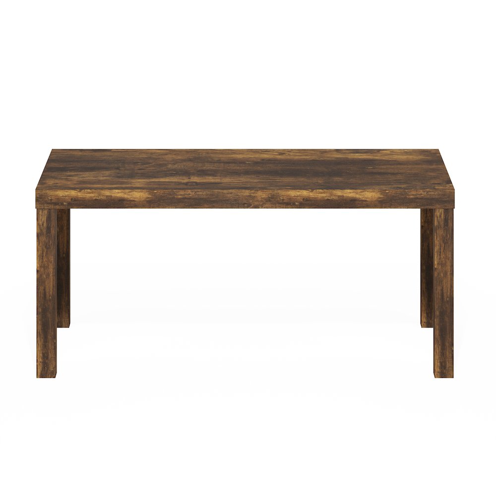 Classic Simple Coffee Table for Living Room, Amber Pine. Picture 2