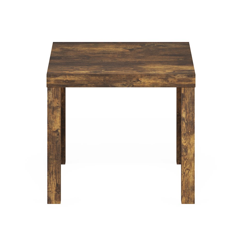 Classic Homey Square Side Table, Amber Pine. Picture 4