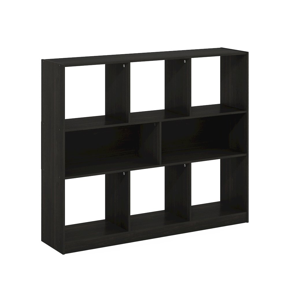 Daly 8-Cube Horizontal 3 Tier Bookcase, Bookshelf, Storage Organizer, 47 Width. Picture 1