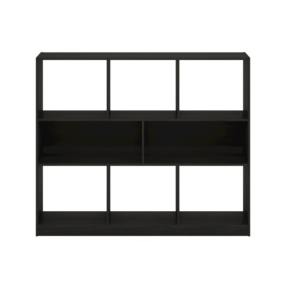 Daly 8-Cube Horizontal 3 Tier Bookcase, Bookshelf, Storage Organizer, 47 Width. Picture 4