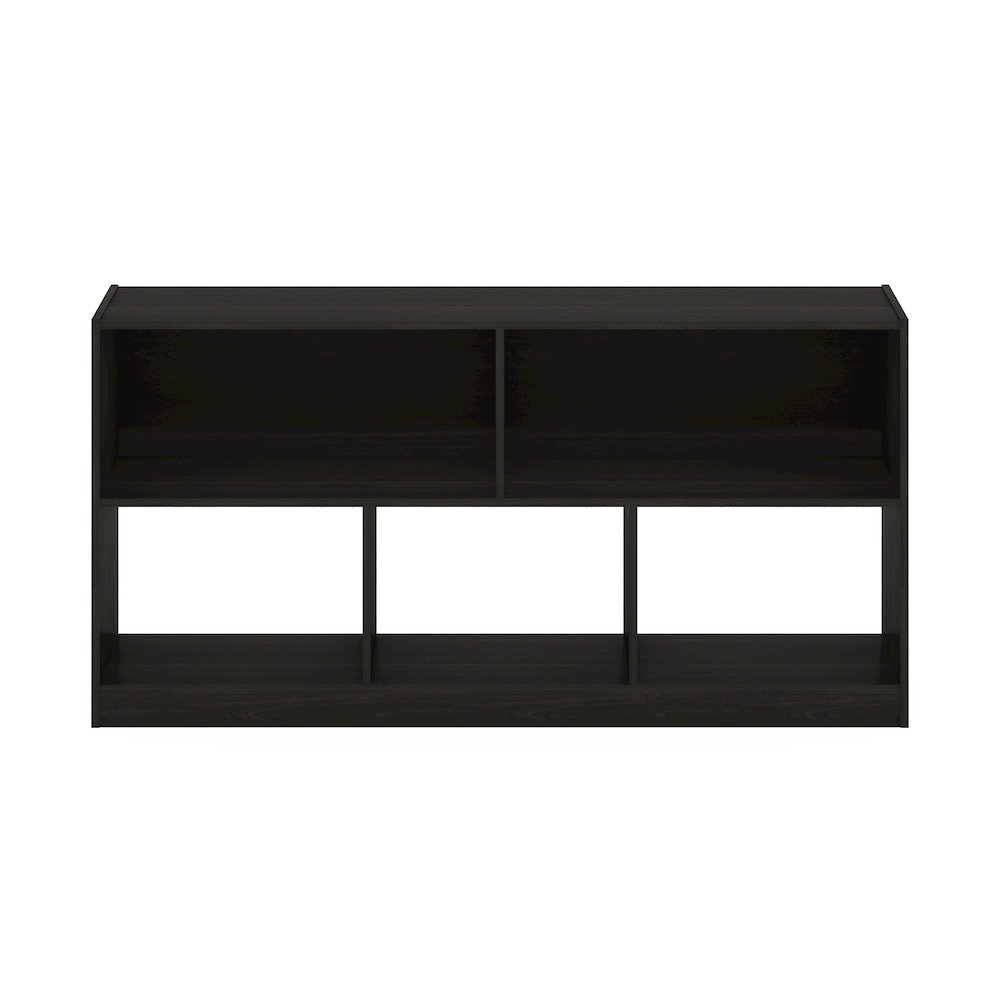 Daly 5-Cube Horizontal 2 Tier Bookcase, Bookshelf, Storage Organizer, 47 Width. Picture 4