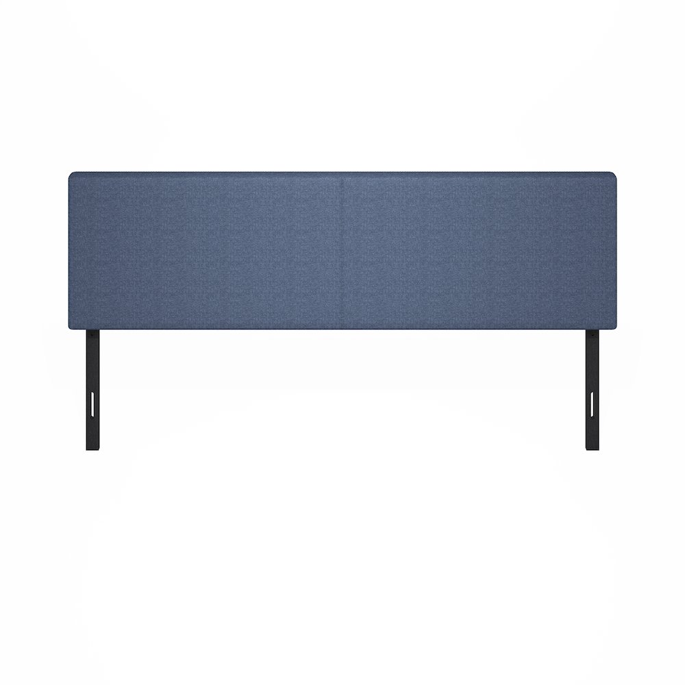 Roanne Upholstered Headboard, Blue Denim, King. Picture 2