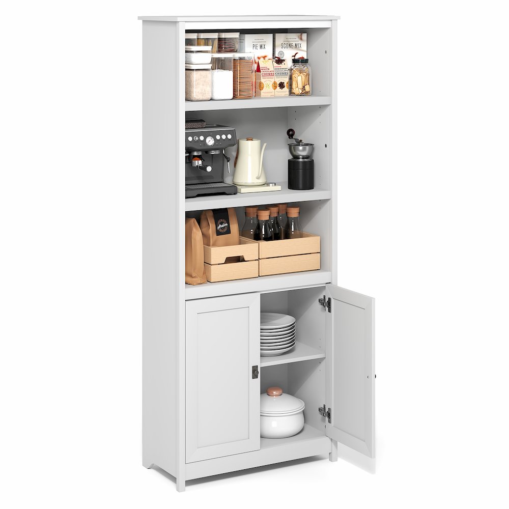 Multipurpose Open Shelves and Storage Cabinet, Pantry Cabinet, Kitchen Cabinet. Picture 5
