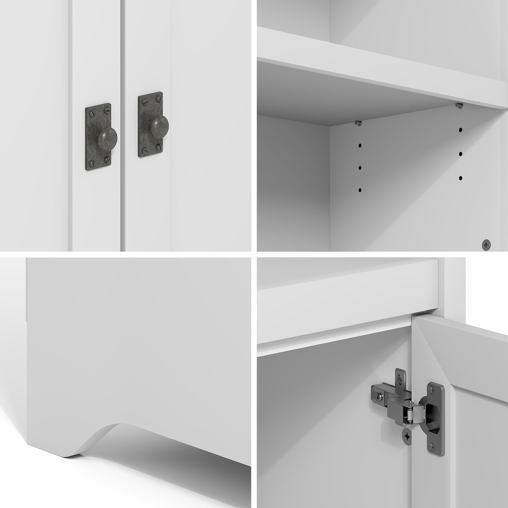 Multipurpose Open Shelves and Storage Cabinet, Pantry Cabinet, Kitchen Cabinet. Picture 7