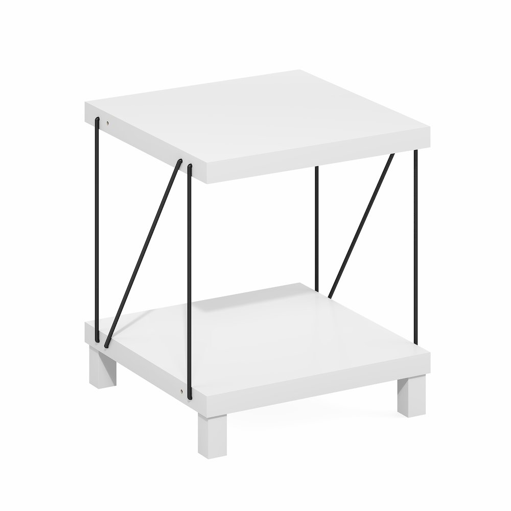 Basic 4-Tier Open Shelf Bookcase, Bookshelf, Storage Organizer, 7 x 17 x 35. Picture 6