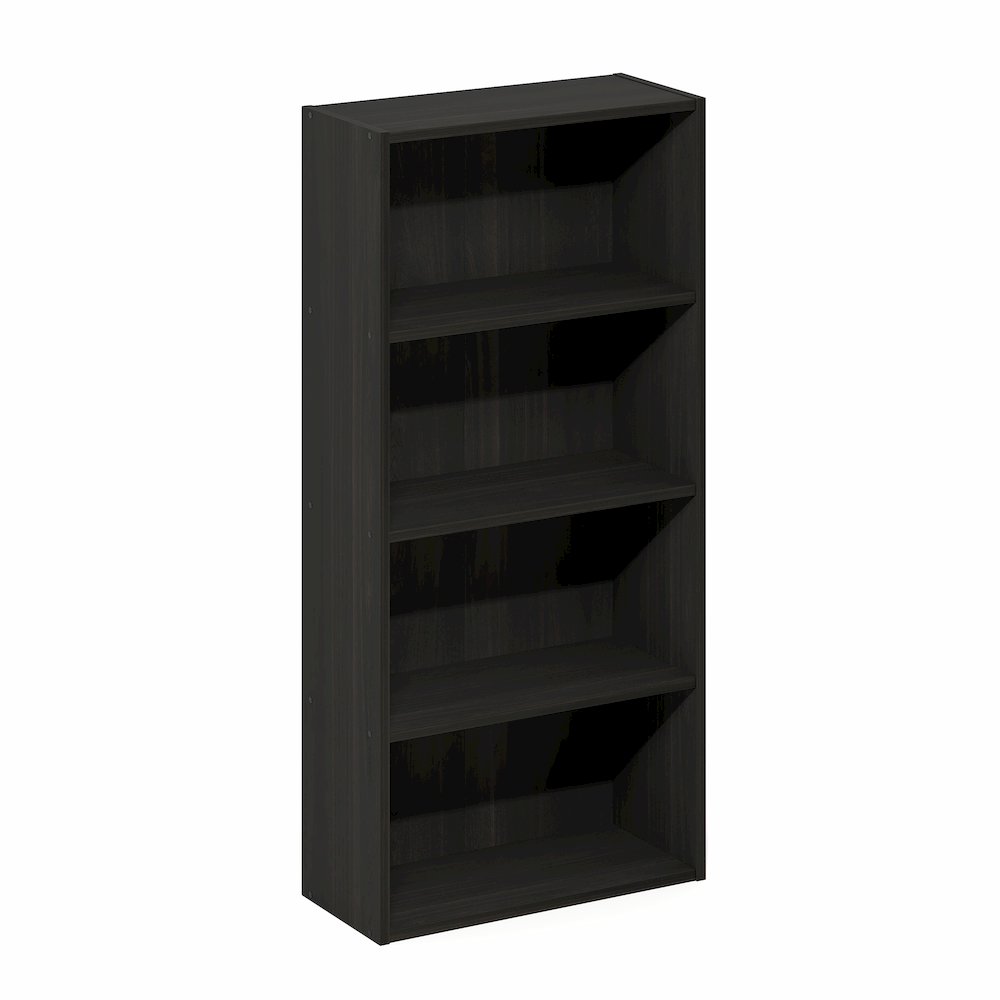 Basic 4-Tier Open Shelf Bookcase, Bookshelf, Storage Organizer, 7 x 17 x 35. Picture 5