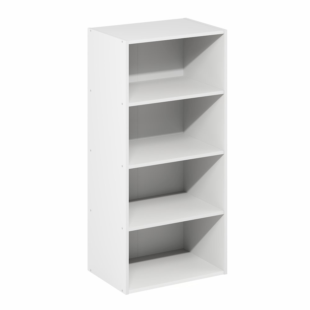 Basic 4-Tier Open Shelf Bookcase, Bookshelf, Storage Organizer, 11 x 17 x 35. Picture 5