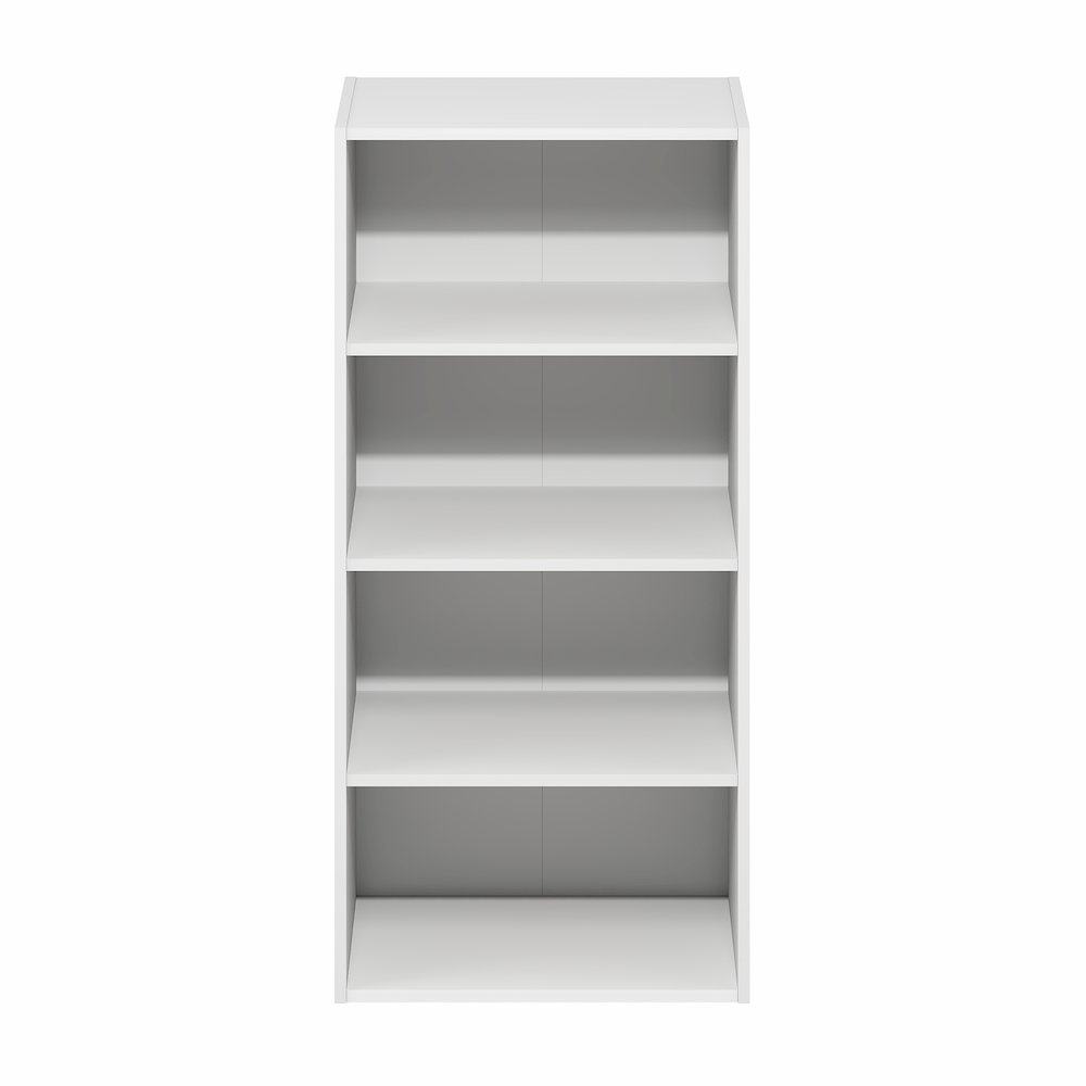 Basic 4-Tier Open Shelf Bookcase, Bookshelf, Storage Organizer, 11 x 17 x 35. Picture 6