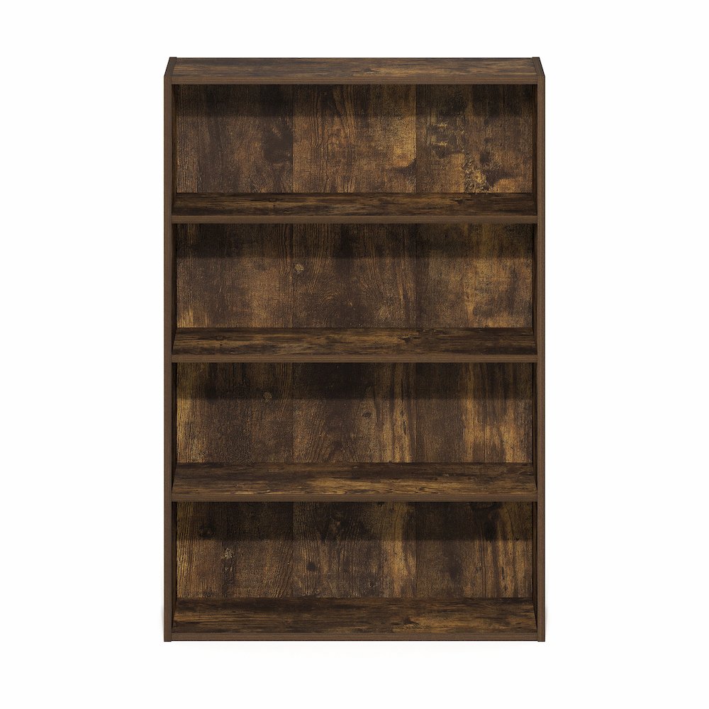 Basic 4-Tier Open Shelf Bookcase, Bookshelf, Storage Organizer, 6 x 24 x 35. Picture 6