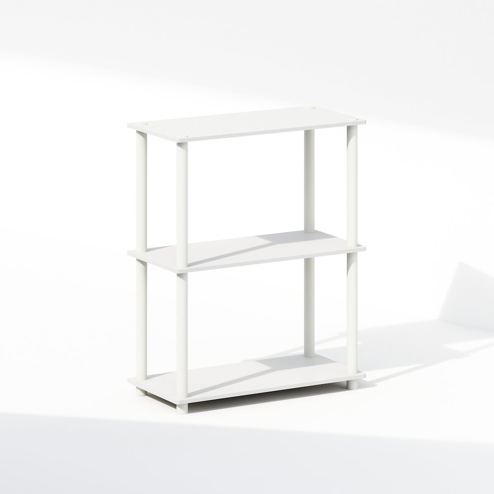 3-Tier Multipurpose Compact Display Rack, Shelving Unit, Bookcase. Picture 1
