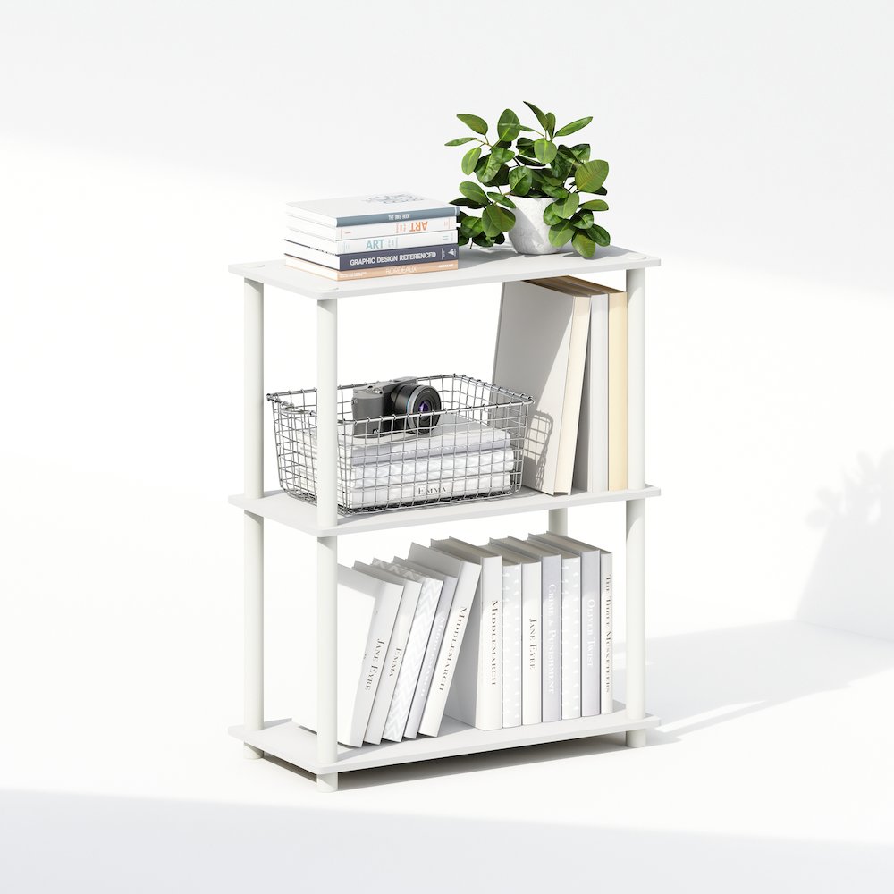 3-Tier Multipurpose Compact Display Rack, Shelving Unit, Bookcase. Picture 5