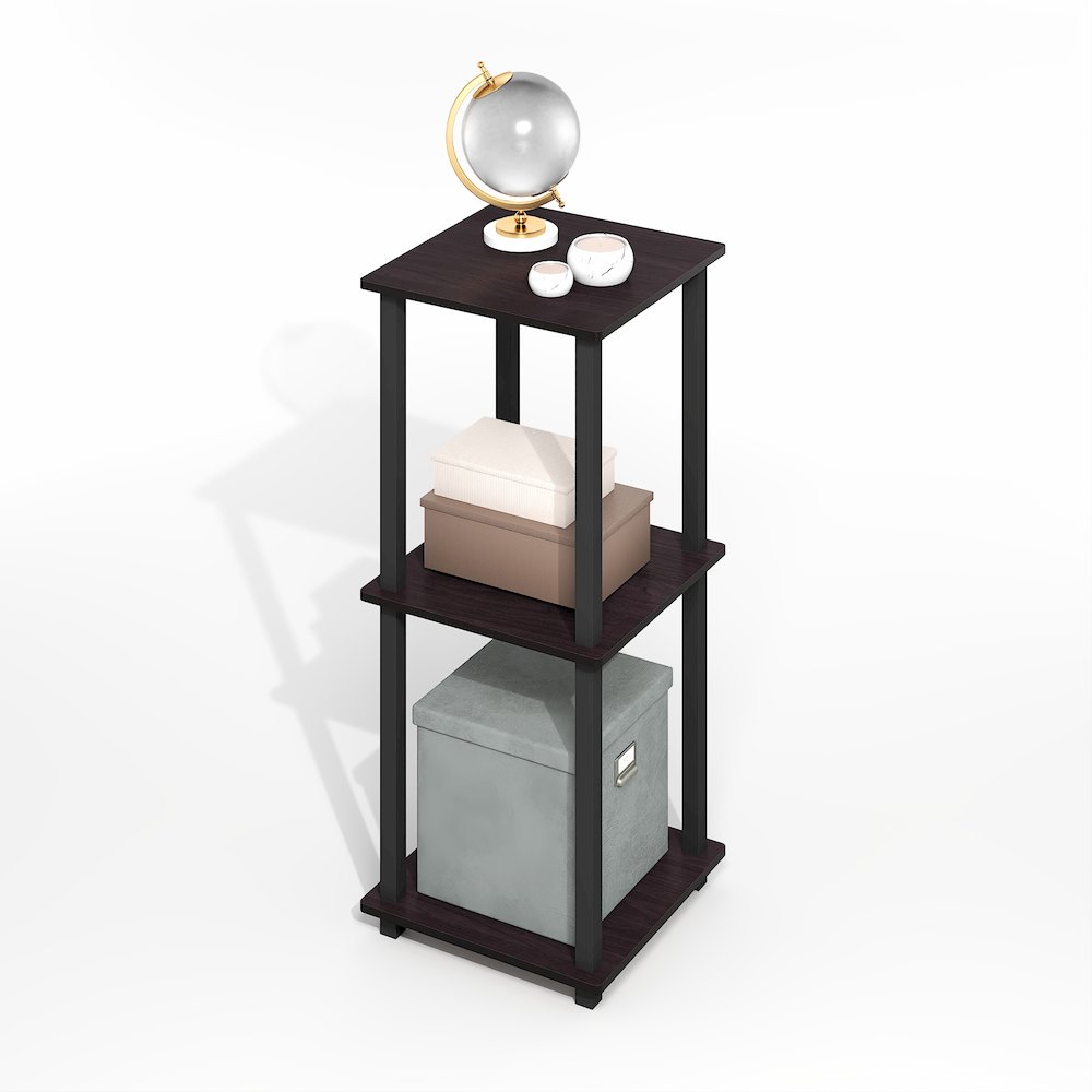 Simplistic End Table, Set of Two, Dark Mocha. Picture 4