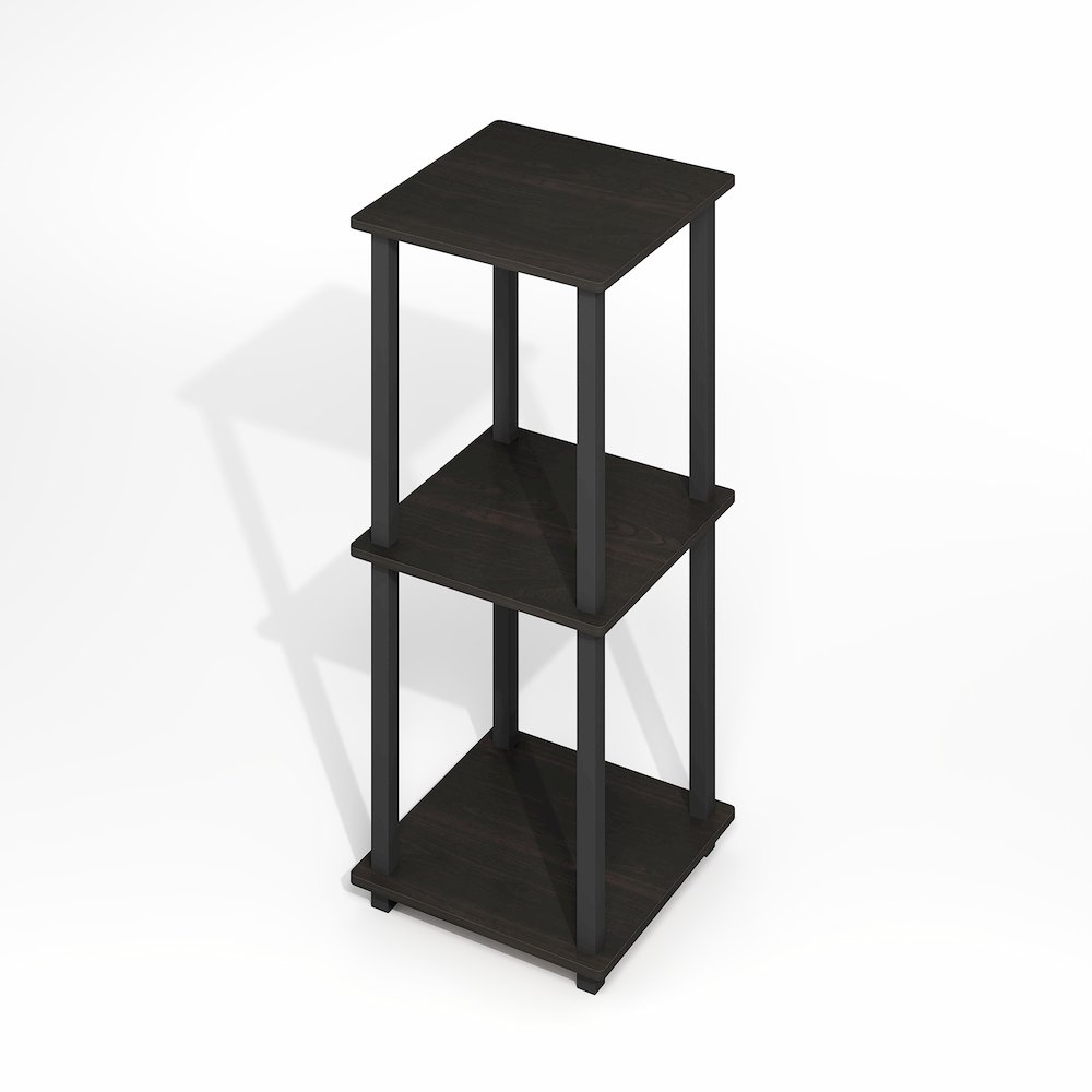 Simplistic End Table, Set of Two, Black Espresso/Black. Picture 2
