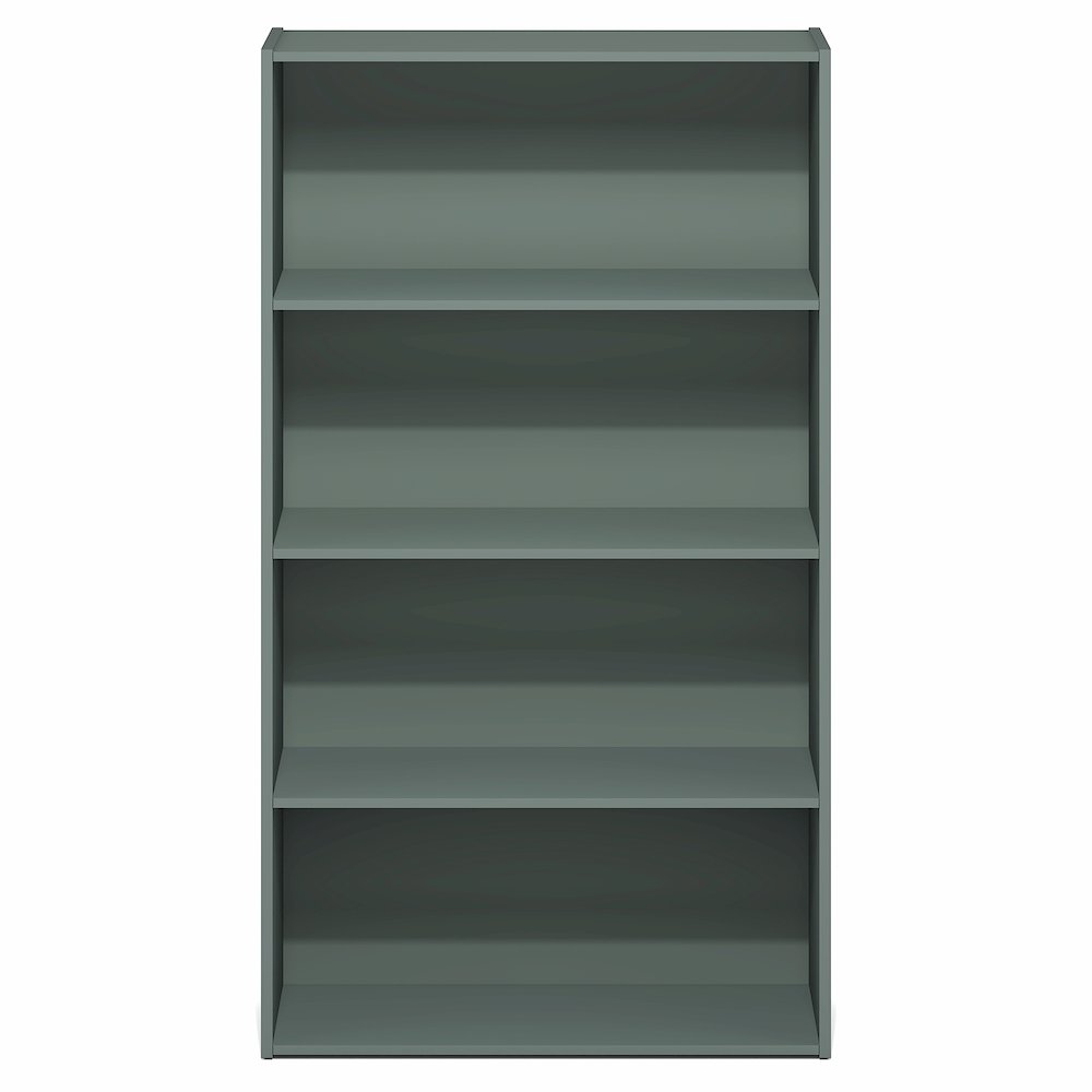 PASIR Book Shelf, 4-Tier Bookshelf, Bookcase, Sage Green. Picture 2