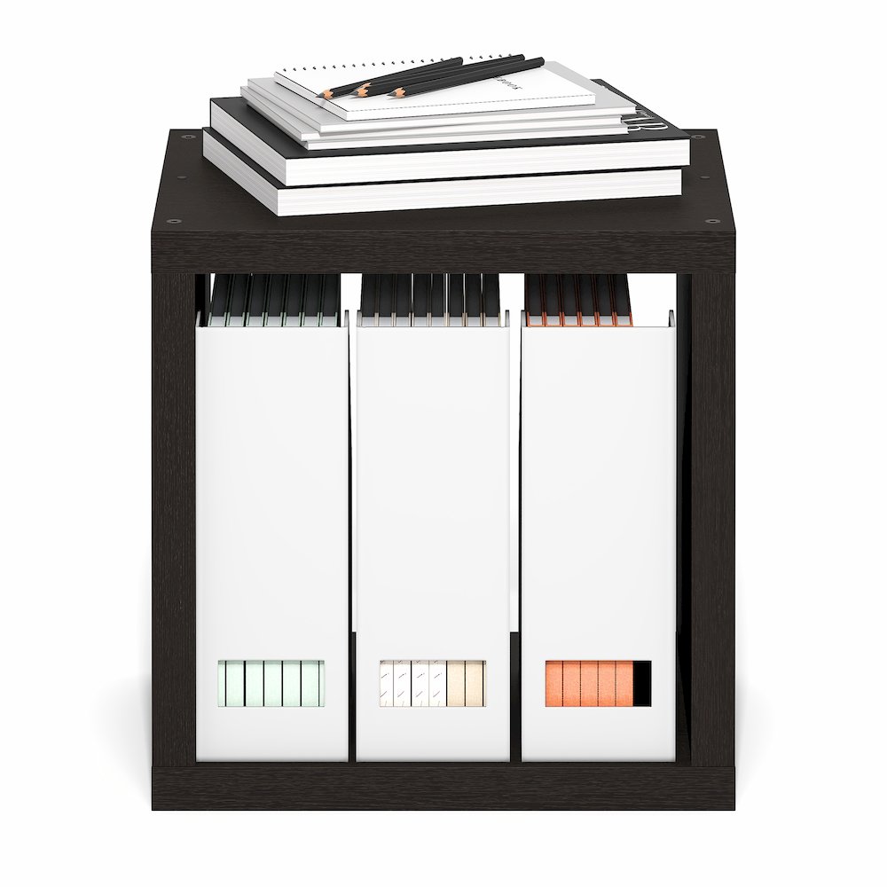CUBICLE Book Shelf, Stackable Bookshelf, Cube Storage Organizer Bookcase. Picture 7