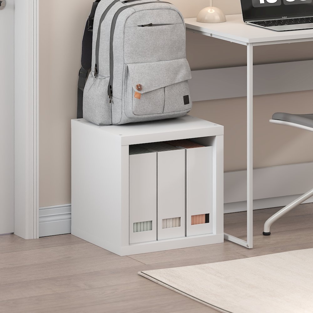 CUBICLE Book Shelf, Stackable Bookshelf, Cube Storage Organizer Bookcase. Picture 4