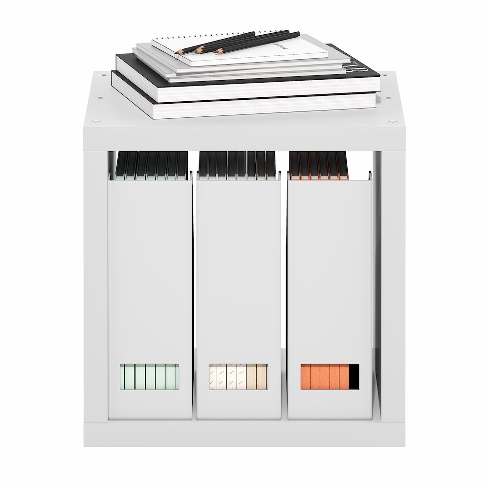 CUBICLE Book Shelf, Stackable Bookshelf, Cube Storage Organizer Bookcase. Picture 7