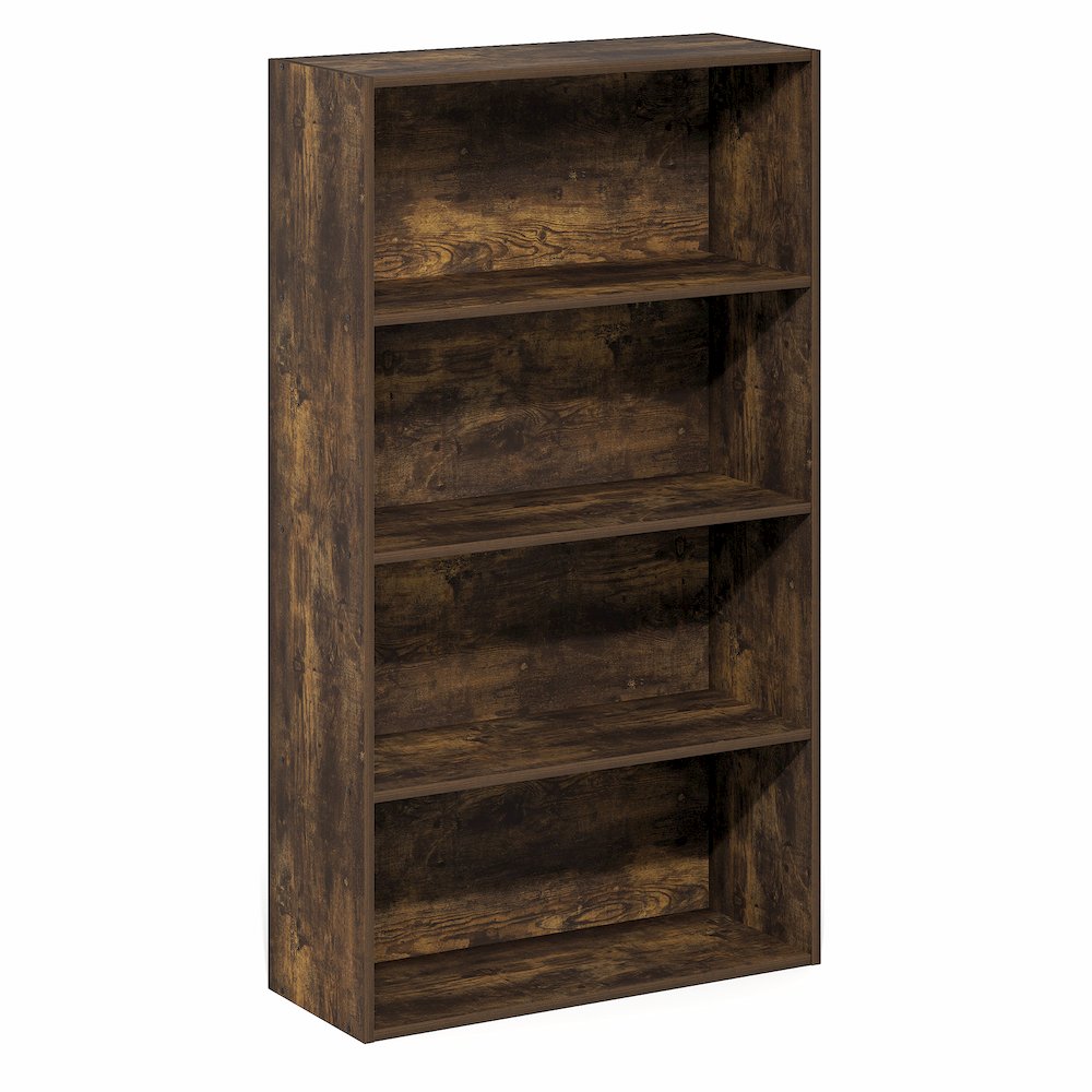JAYA Book Shelf, 4-Tier Book Shelf, Standing Bookshelf, 9.5 x 23.6 x 41.9. Picture 1