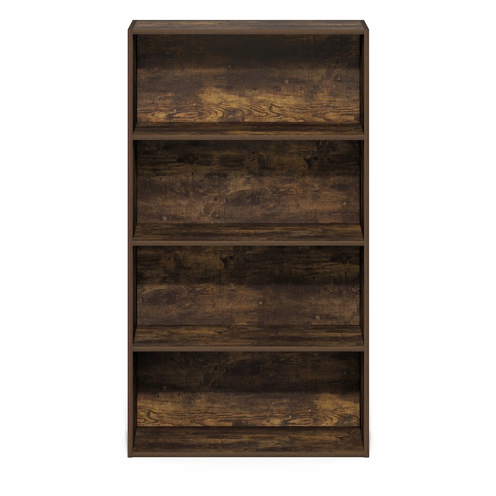 JAYA Book Shelf, 4-Tier Book Shelf, Standing Bookshelf, 9.5 x 23.6 x 41.9. Picture 3