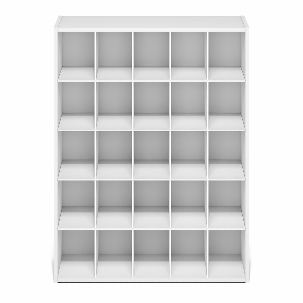 FANO Shoe Rack, 25-Cube Shoe Organizer, Stackable Shoe Organizer, White. Picture 2