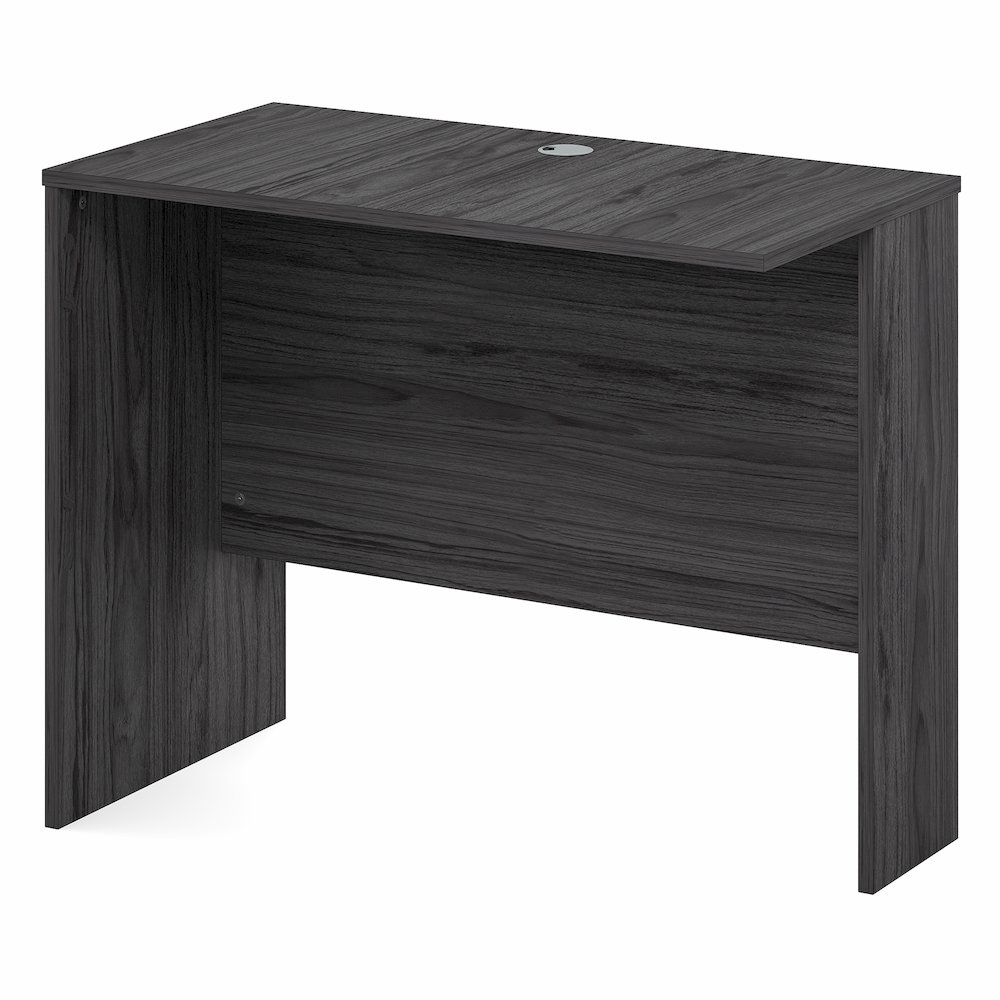 35 Inch Rectangular Desk Return for Executive Desk, Coastal Grey. Picture 1