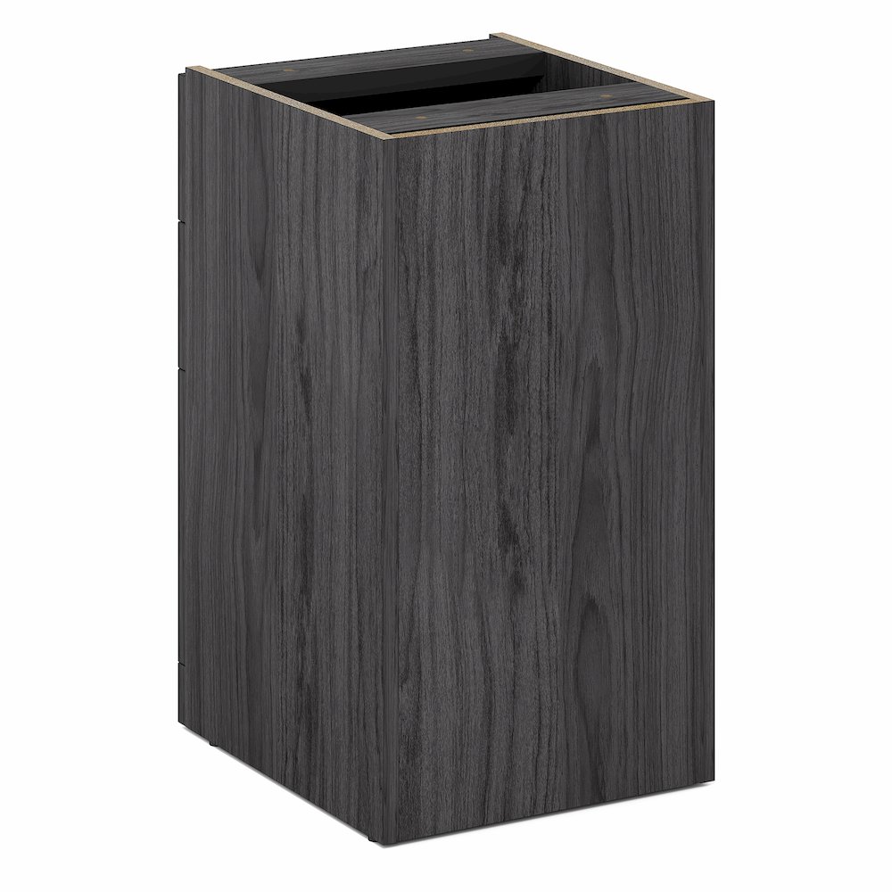 3-Drawer Fixed Pedestal Filing Cabinet with Lock,Soft-Close Drawers,Coastal Grey. Picture 5